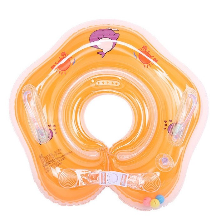 Inflatable Swimming Neck Ring Newborn Infant Baby Adjustable Safety ...