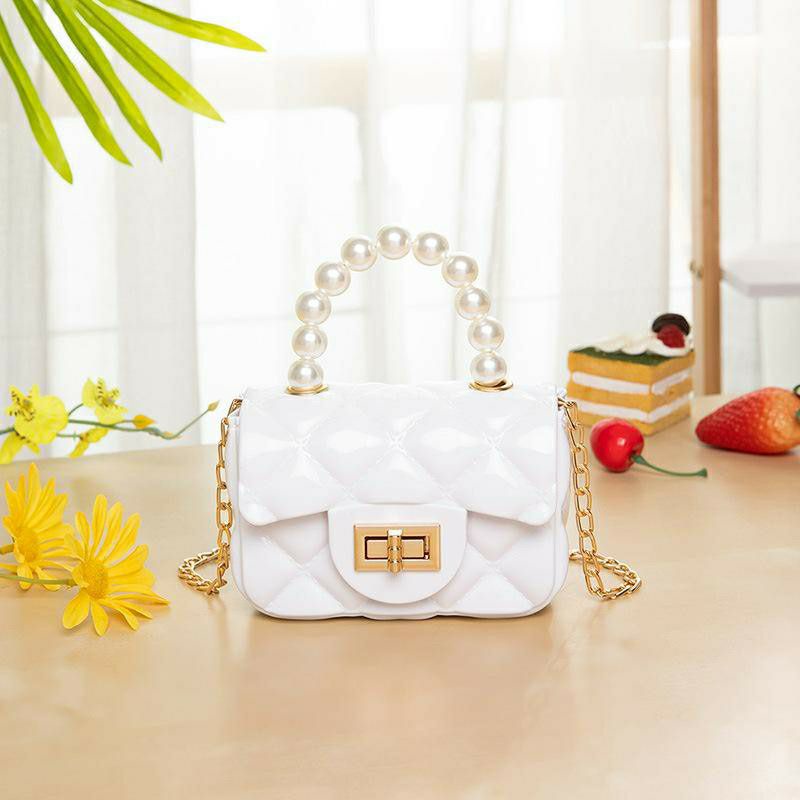 Import Mini White Pearl Jelly Bag Ready To Send | Shopee Malaysia