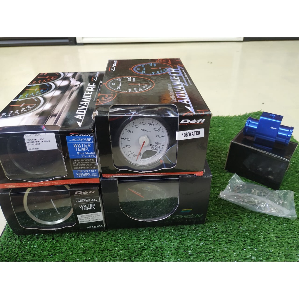 COMBO METER WATER TEMPERATURE DEFI CR WHITE + WATER ADAPTER Shopee Malaysia