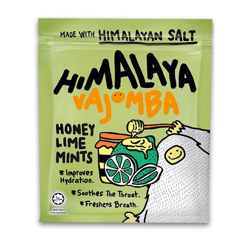 HIMALAYA VAJOMBA HONEY LIME MINTS CANDY / ACTIWHOOSH MINTS 6'S / PACKET ...