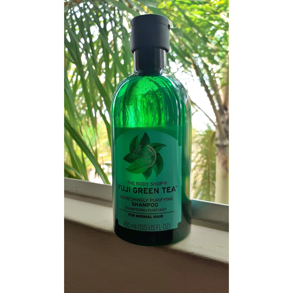 The Body Shop Fuji Green Tea Hair Shampoo 250ml 400ml Shopee Malaysia