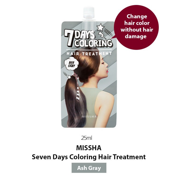 Review: Missha 7 Days Coloring Hair Treatment – Dew Baes