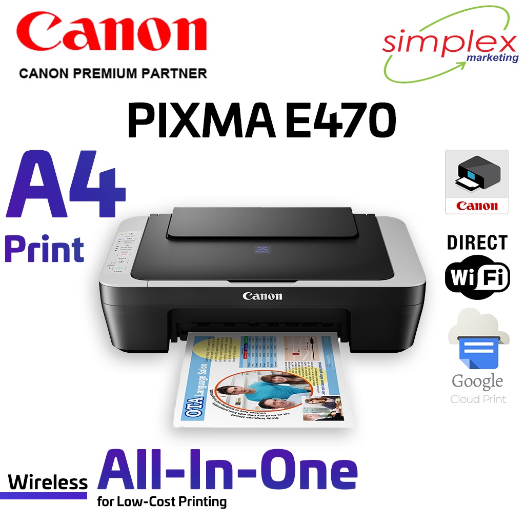 Pixma e470 discount