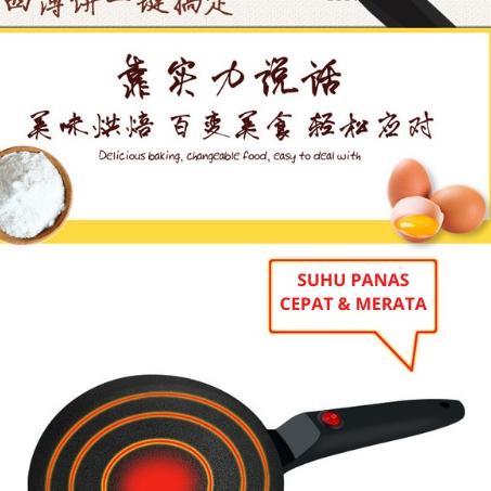 Pancake Maker Machine Crape Risol Leather Lumpia Teflon Electric Maker ...