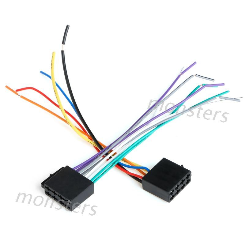 Universal Female Iso Wiring Harness Car Radio Adaptor Connector Wire Plug Kit Shopee Malaysia 8937