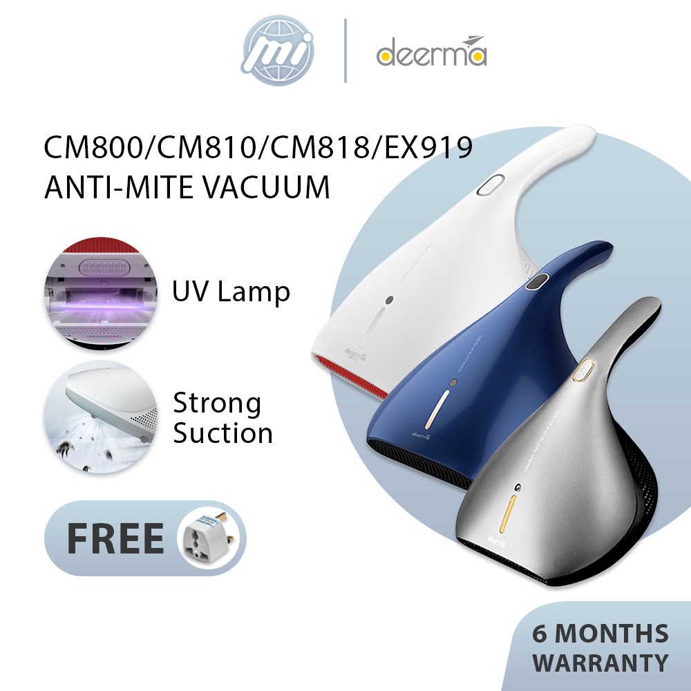 Deerma Dust Mite Handheld Vacuum Cleaner CM800 / EX919 / CM818 Shopee