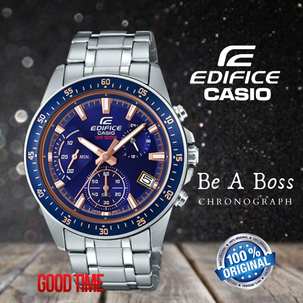 CASIO ORIGINAL EDIFICE EFV 540D 2A CHRONOGRAPH MEN S WATCH JAM TANGAN LELAKI CASIO ORIGINAL CASIO WATCH FOR MEN ORIGINAL Shopee Malaysia