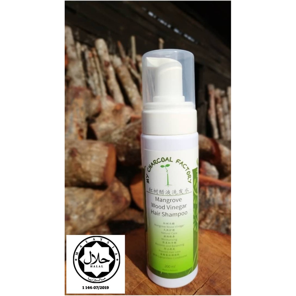 Mangrove Wood Vinegar Hair Shampoo 200ml | Shopee Malaysia