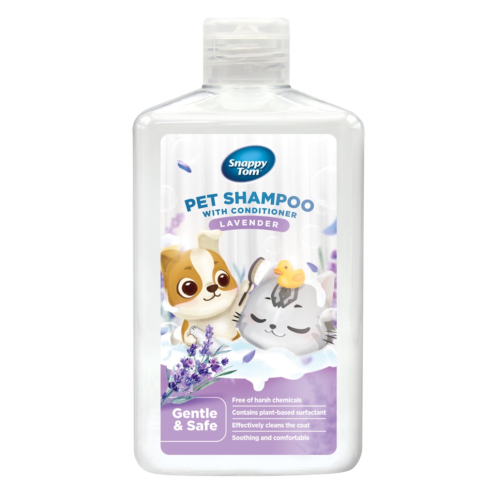 SNAPPY TOM Pet Shampoo with Conditioner 500ml /Cats & Dogs Shampoo