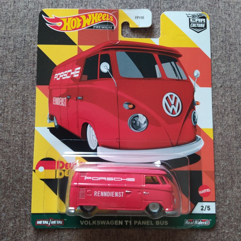 Hot Wheels Premium Volkswagen T1 Panel Bus (Pop Culture : Speed Shop ...