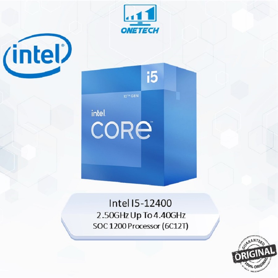 Intel 10th/12th/13th Processor i5-12400/i5-12400F/i3-10100/i3