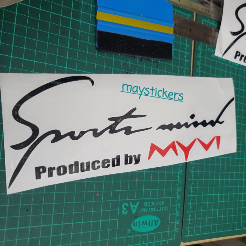 car sticker (Sport mint new myvi) M3 suitable for body, mirror, bonnet ...
