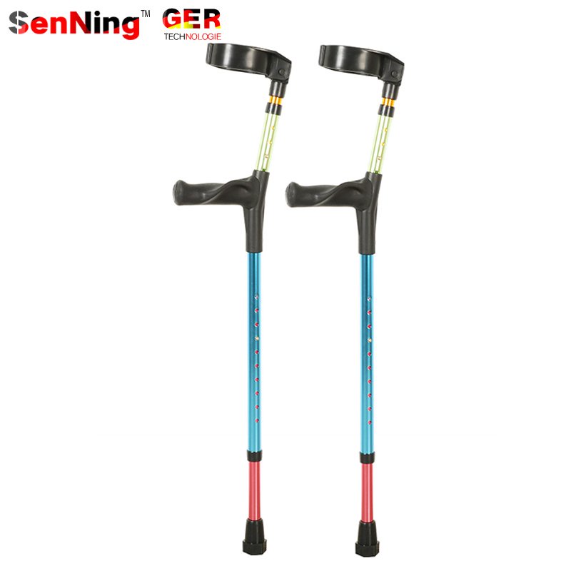 Crutch sen ning KIDS Children's Elbow Crutches German Craft ArmType Underarm Telescopic Medical