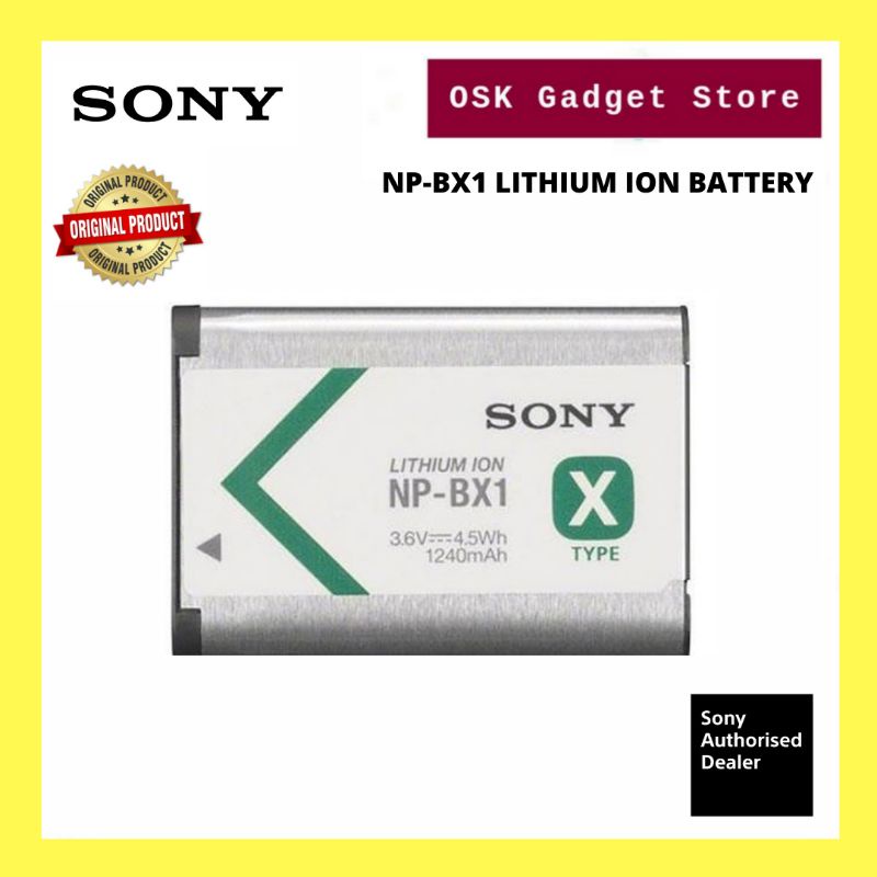 Sony Cybershot OEM Sony NP-BX1 Rechargeable Lithium-Ion Battery
