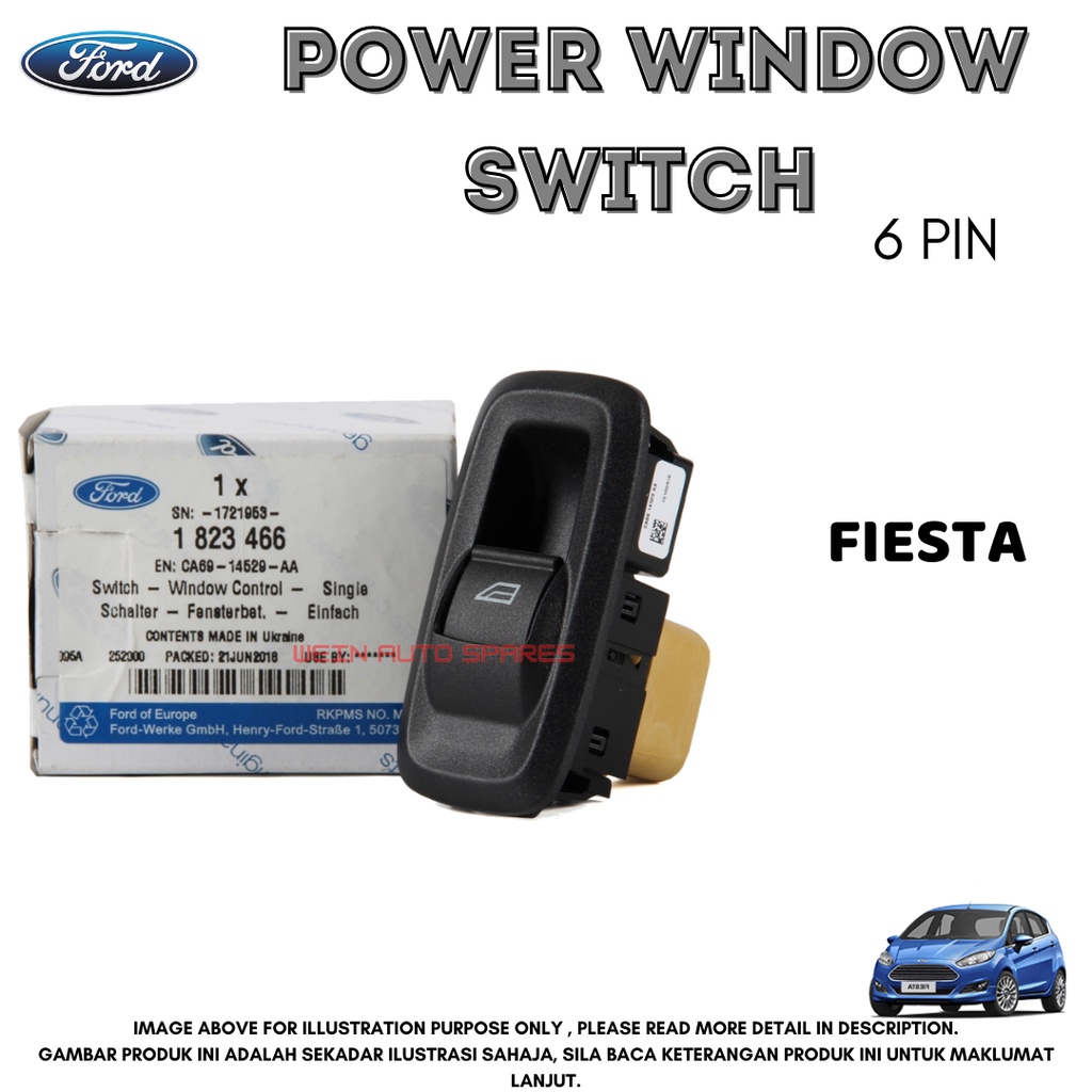 Ford fiesta power window deals switch repair