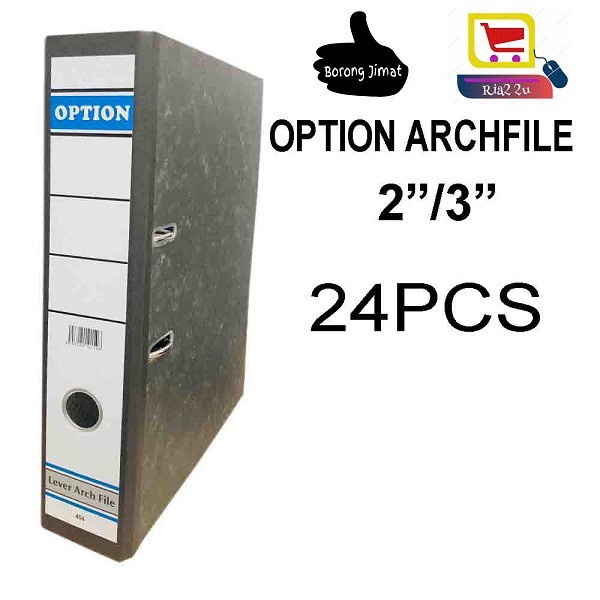 OPTION Lever Arch File 2 / 3 Inch (50mm /75mm) in Pcs | Shopee Malaysia