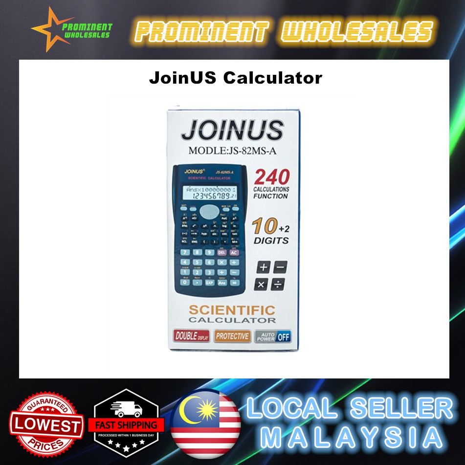 JoinUs Scientific Calculator 240 Calculations Function Shopee Malaysia