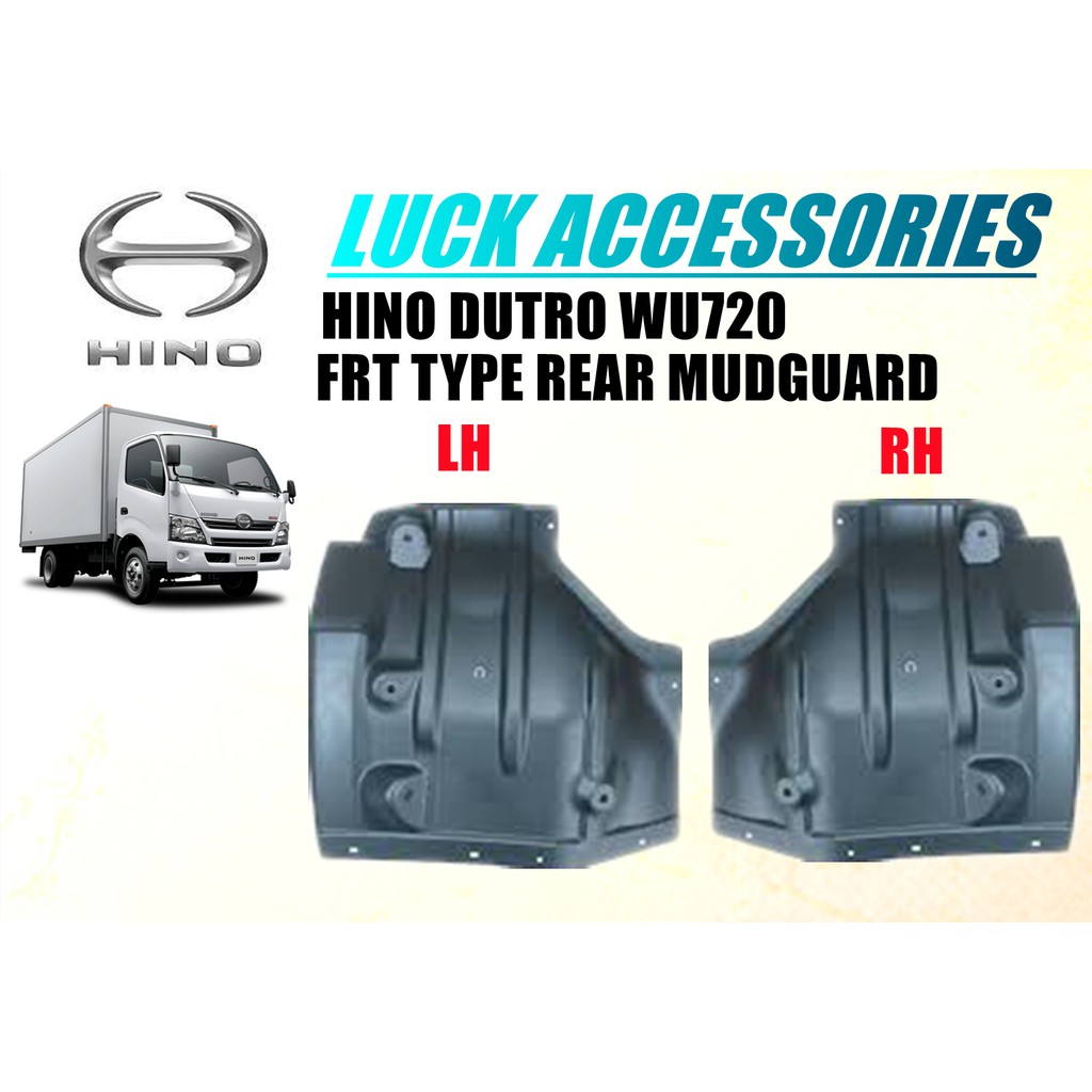 HINO DUTRO WU720 FRT TYPE REAR MUDGUAED | Shopee Malaysia
