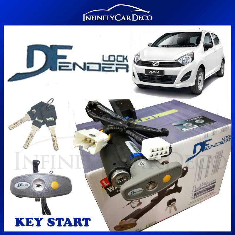 Perodua Axia 2014 2015 2016 2017 Key Start Auto Manual Dfender Lockact ...