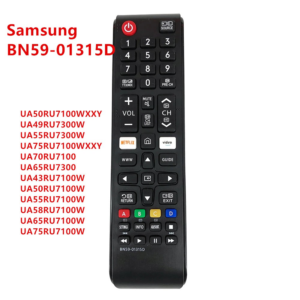 Samsung smart tv on sale remote control