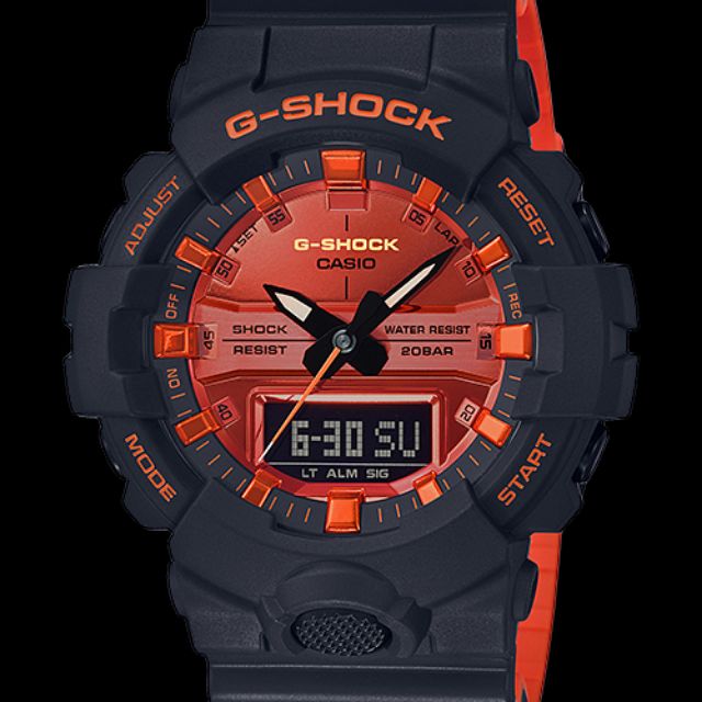 Casio G Shock GA800BR 1A Shopee Malaysia