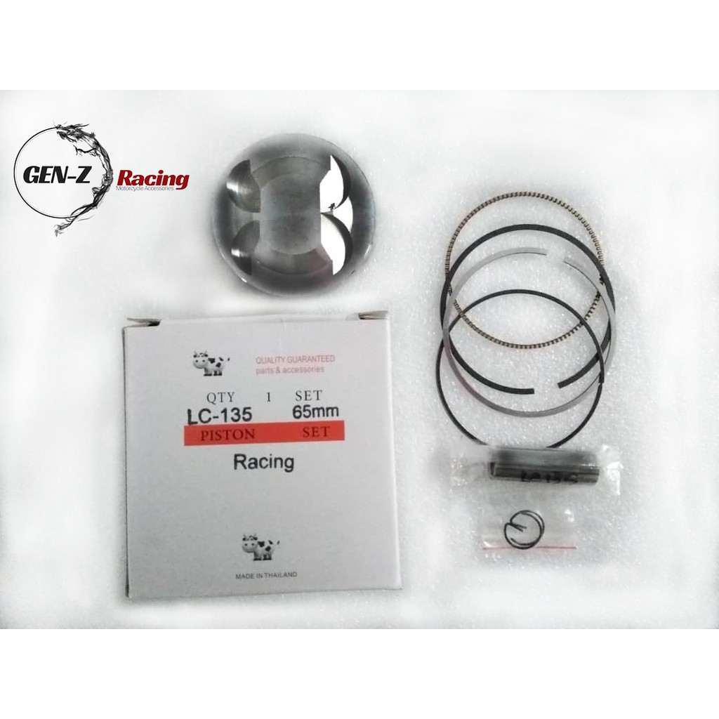 Yamaha RD350 Piston Kit – 1.00mm Oversize (65mm) With Rings, Pin & Clips By Forseti 3 thumbnail image