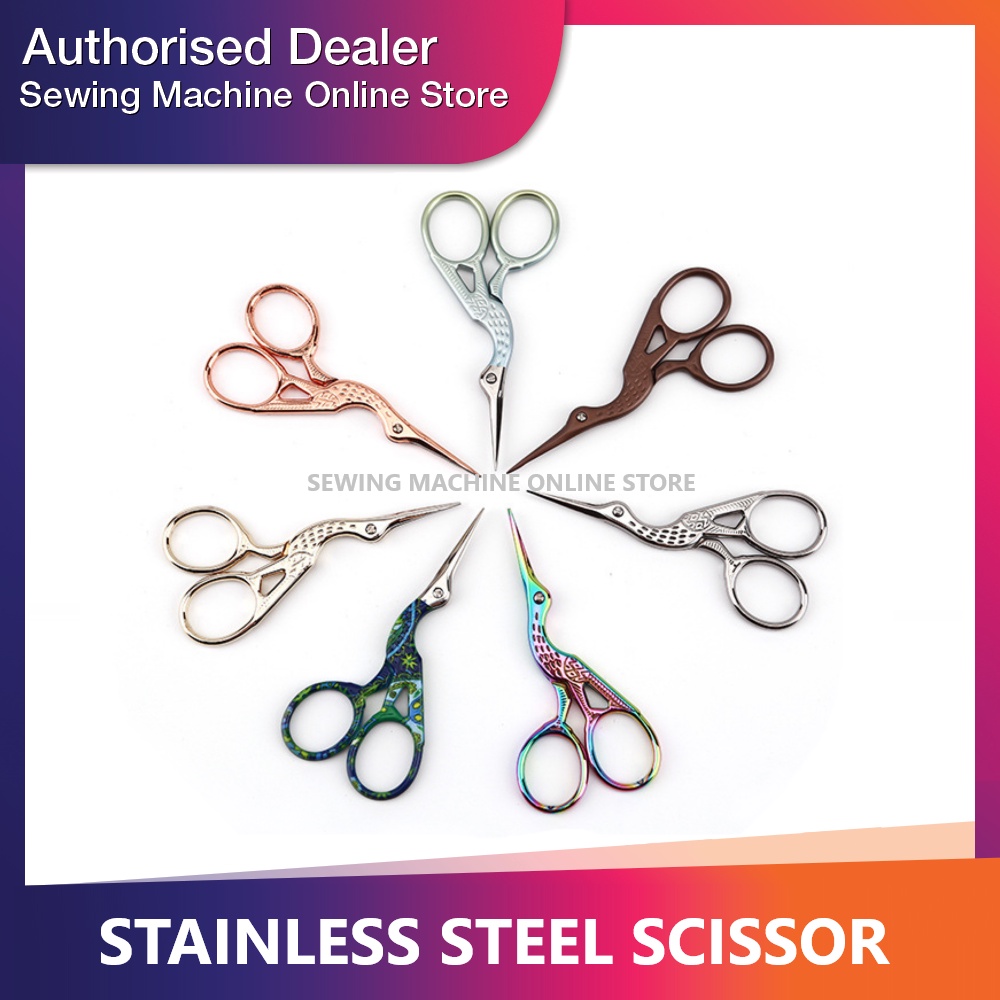 🔥READY STOCK🔥 Stainless Steel Vintage Scissor / Thread Cutter / Sewing ...