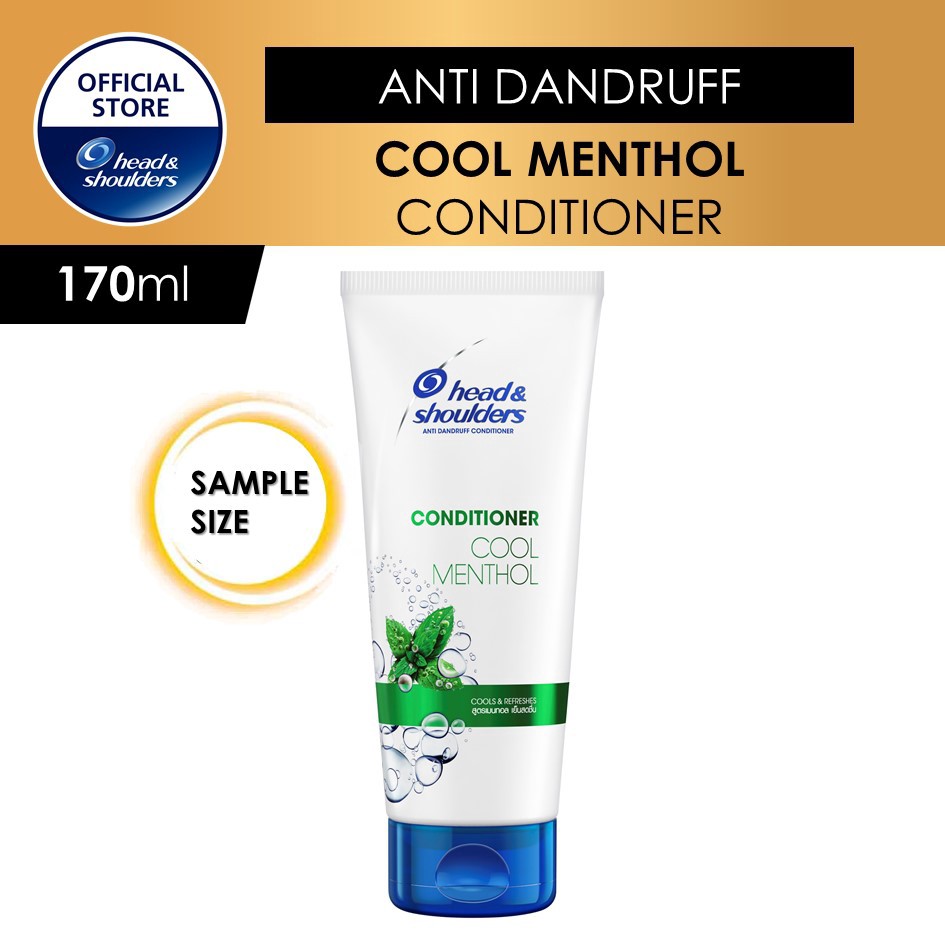 Head & Shoulders Cool Menthol Anti Dandruff Conditioner (170ml ...