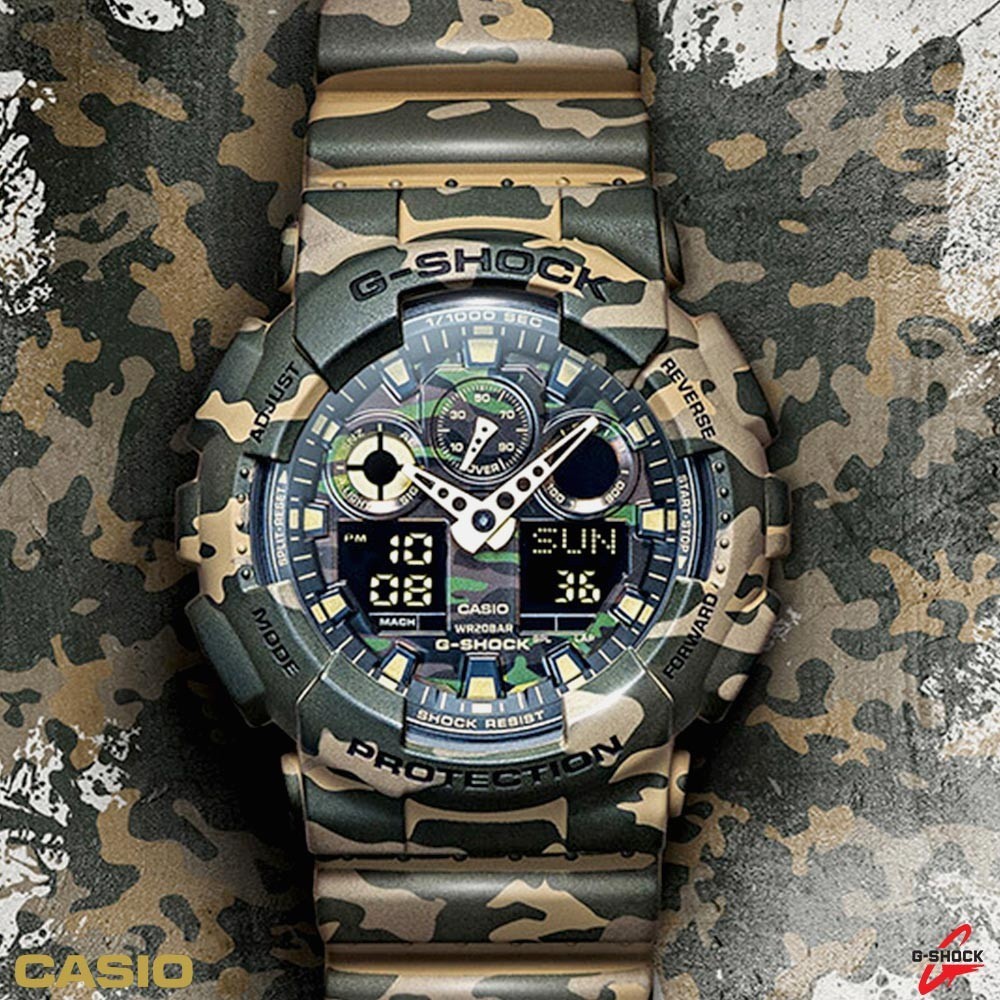 Casio camouflage outlet watch