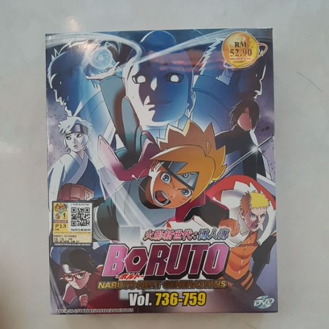 Anime DVD BORUTO Naruto Next Generation 736-759 English Subtitle