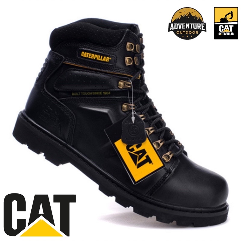 CAT Genuine Leather Premium Class Outdoor Adventure Hiking Boots Kacak ...