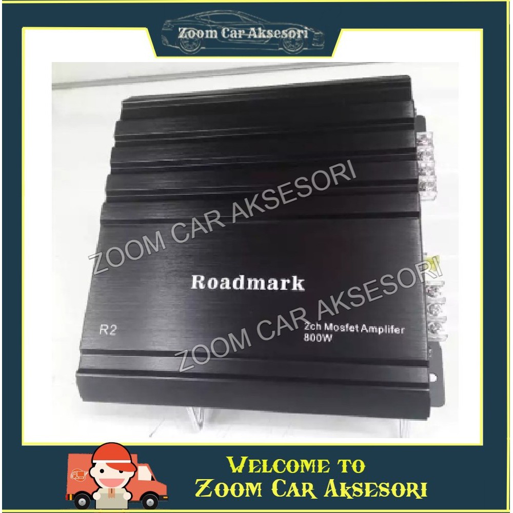 Roadmark R2 2 Channel High Performance Mosfet Car Amplifier 800 WATTS