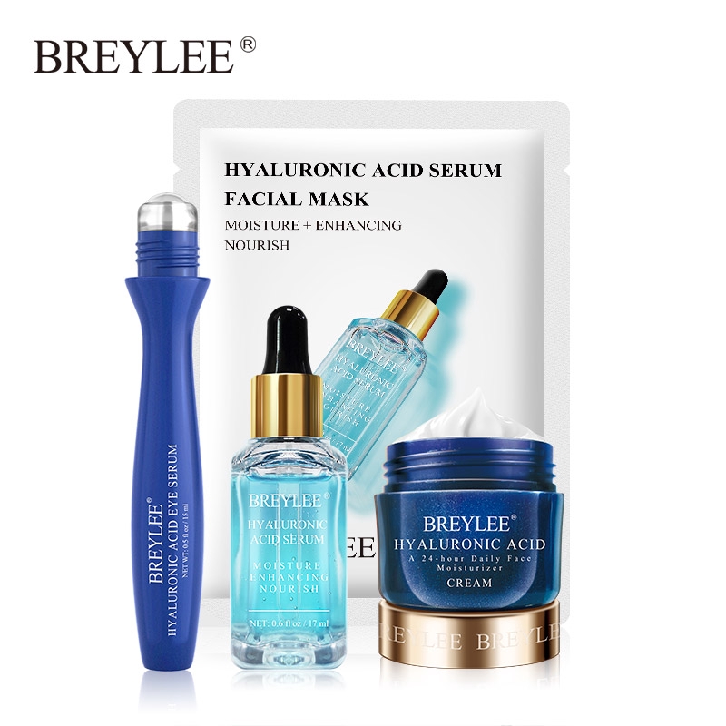 BREYLEE Hyaluronic Acid Series Face Cream Mask Eye Serum Dry Rough