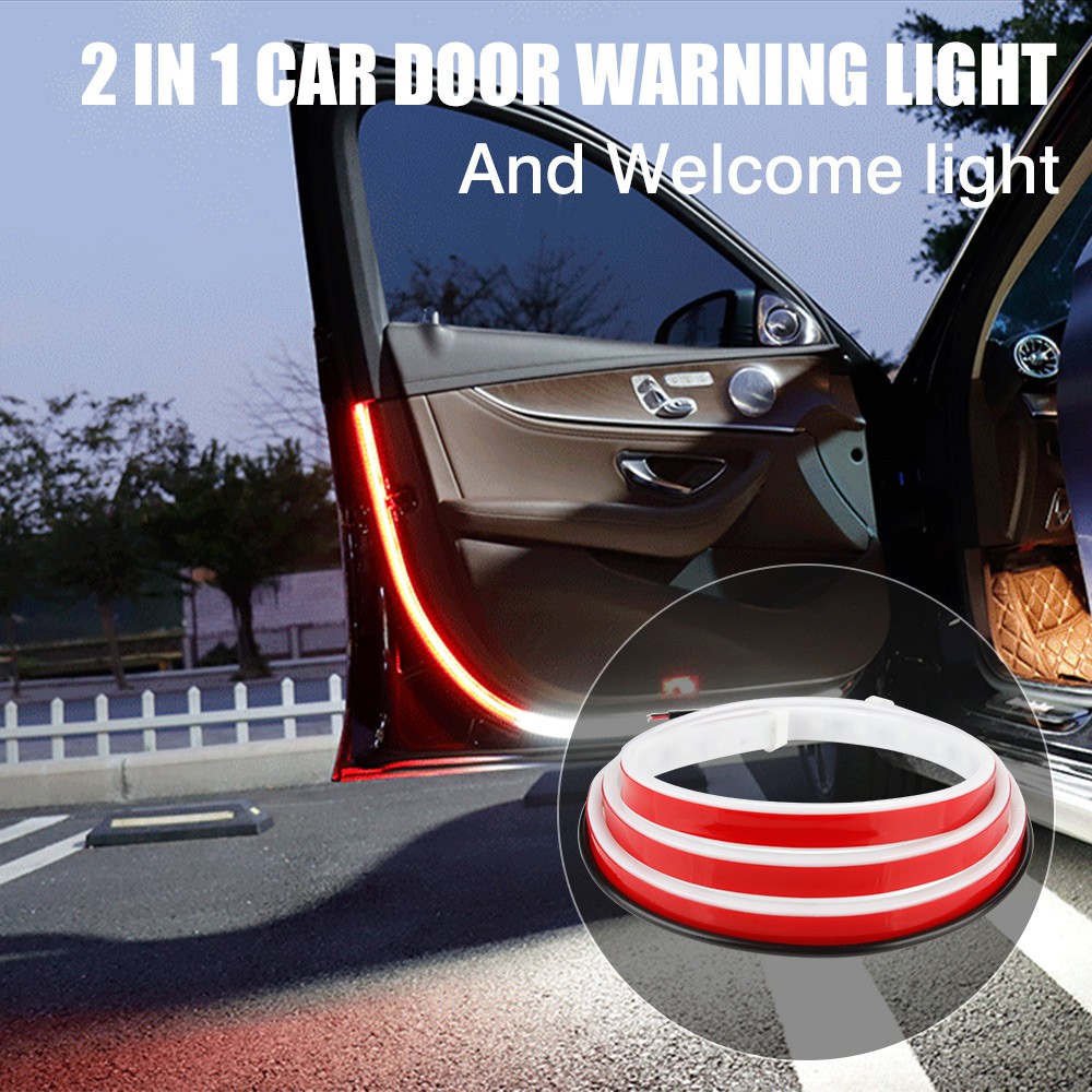 LEADTOPS Car LED Door Opening Warning Lights Strips Anti Rearend