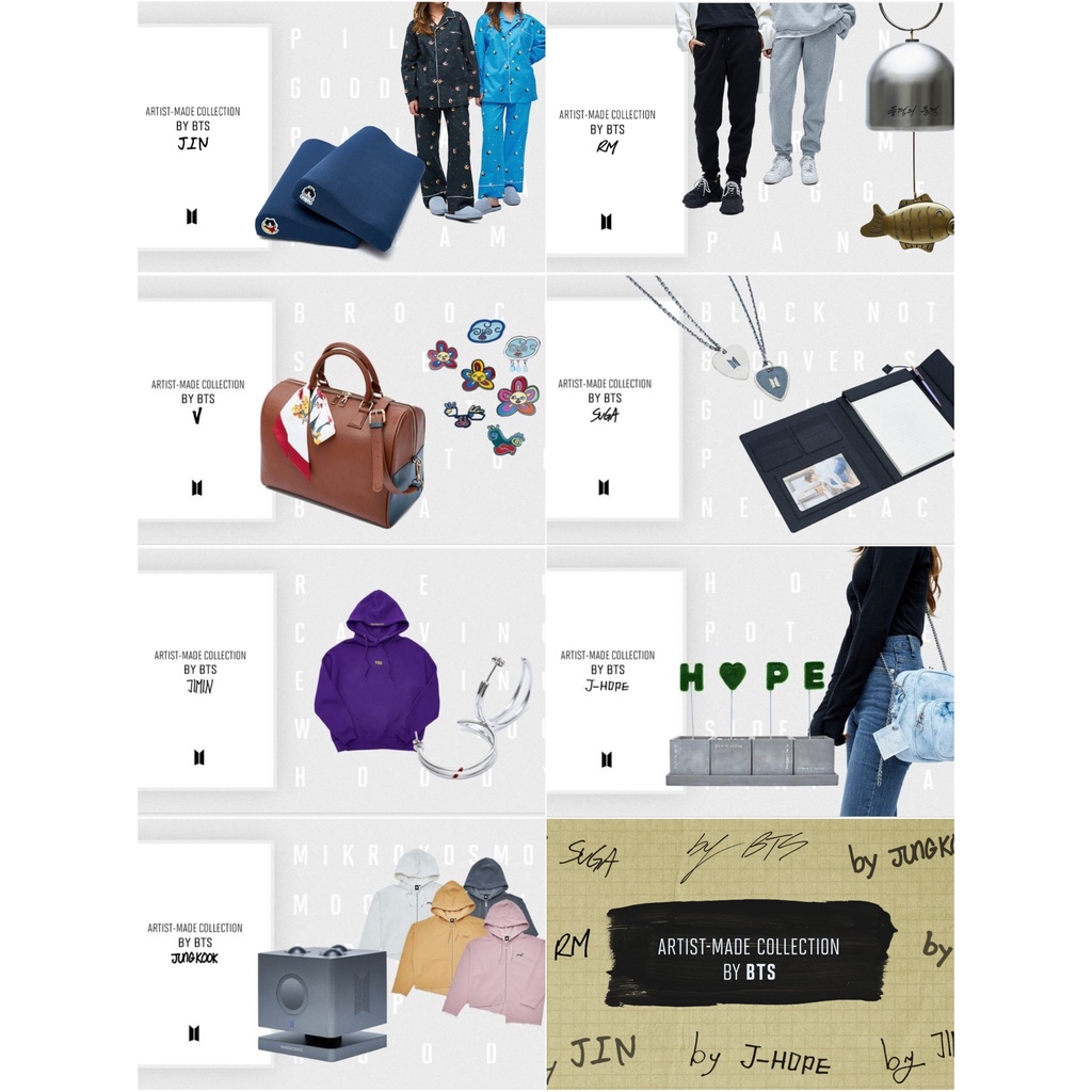 BTS Artist-Made Collection By BTS Jin / RM / V / SUGA