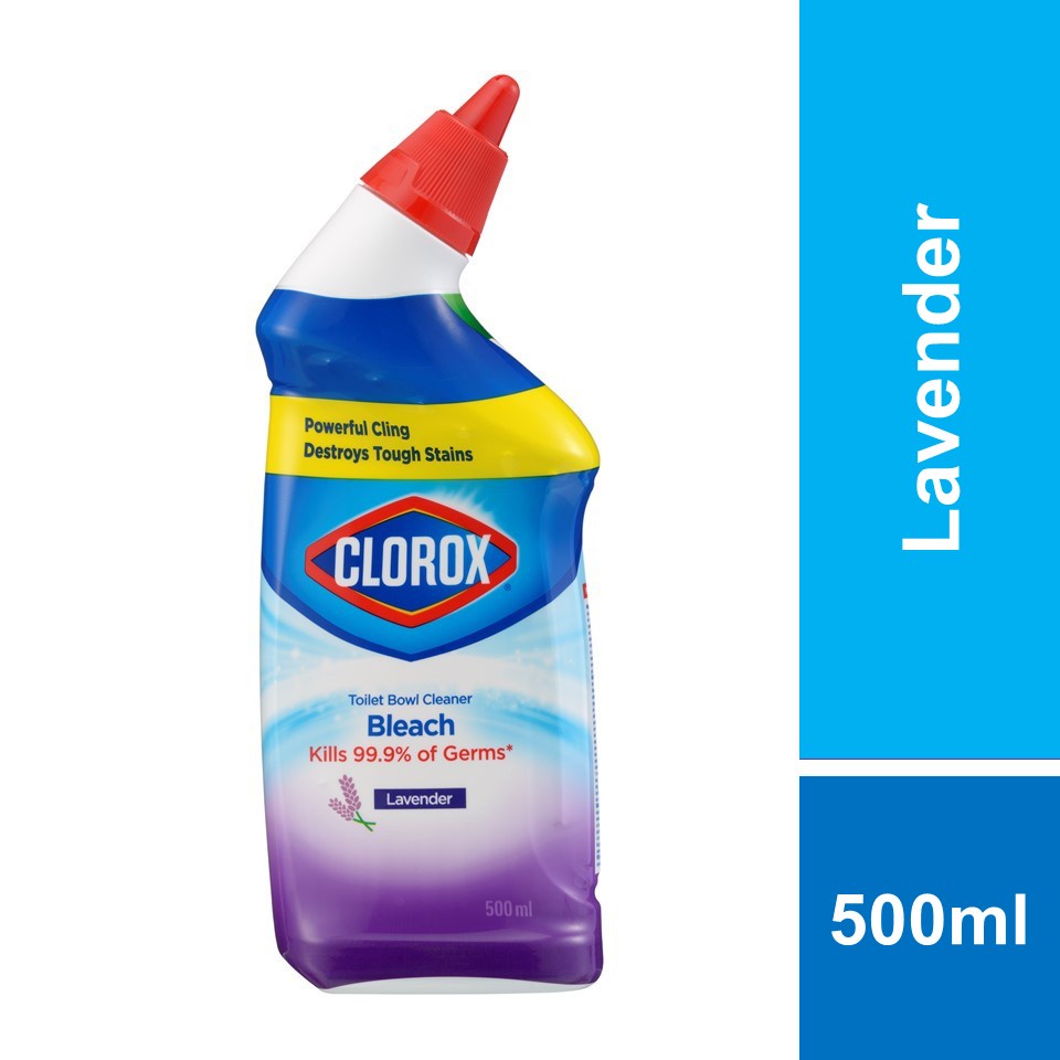 Clorox Toilet Bowl Cleaner Bleach Lavender 500ml Shopee Malaysia