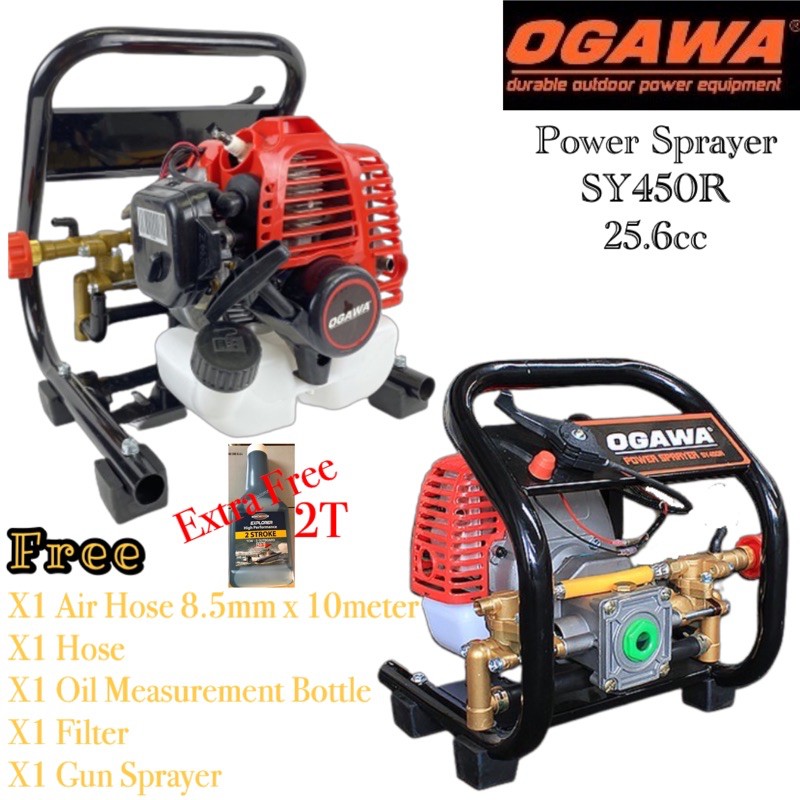 OGAWA SY450R Portable Power Sprayer Pump Engin Pam Racun C/W 10MT