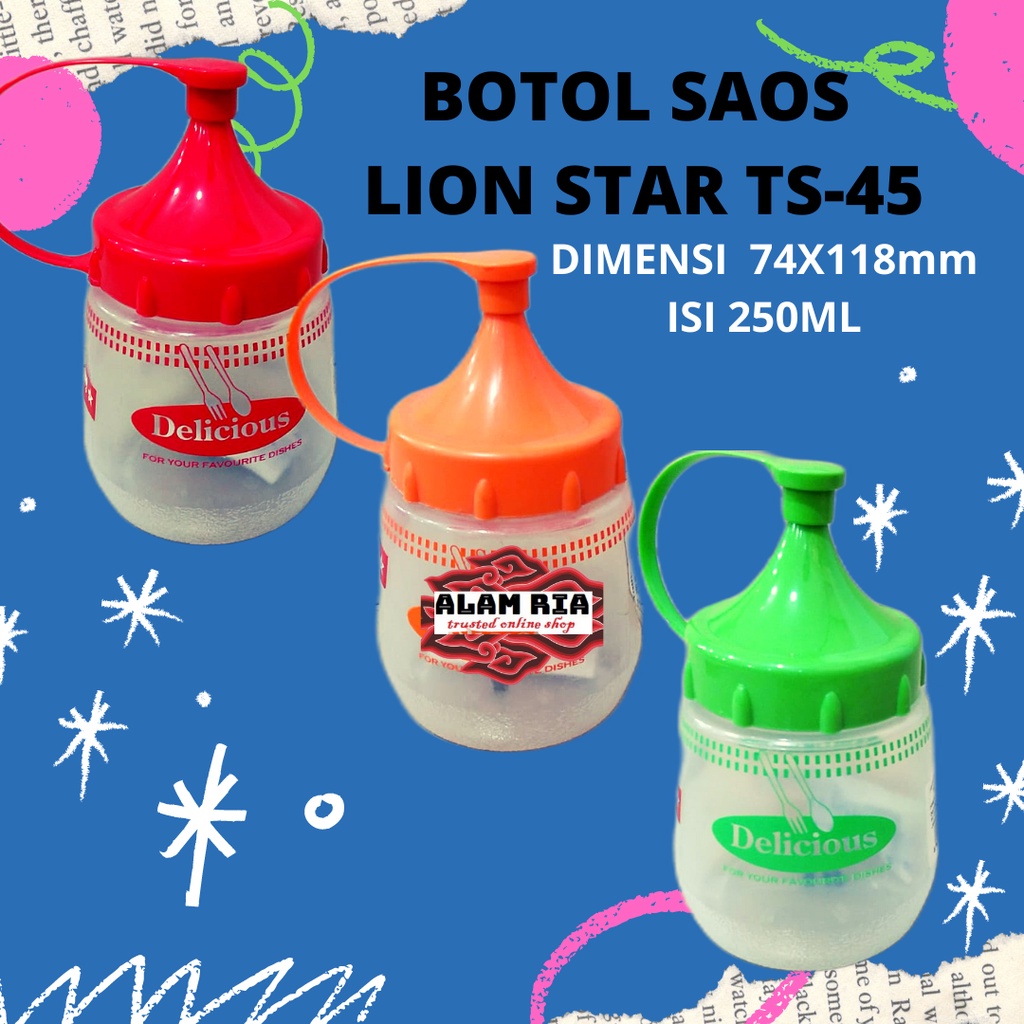 Lion STAR SAUCE Bottle/LION STAR SAUCE KEEPER TS45 250ML Shopee Malaysia