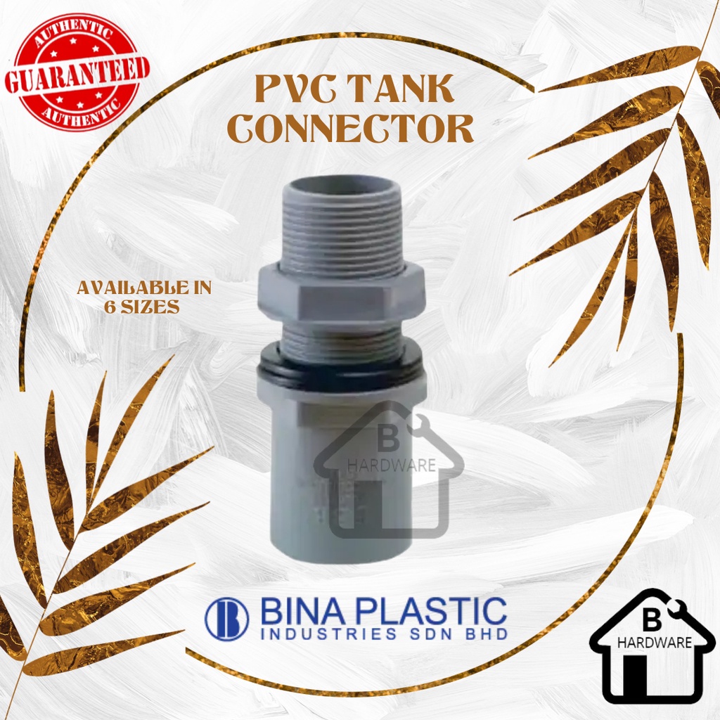 BBB PVC VALVE TANK CONNECTOR sambung tangki air 15mm, 20mm, 25mm, 32mm ...