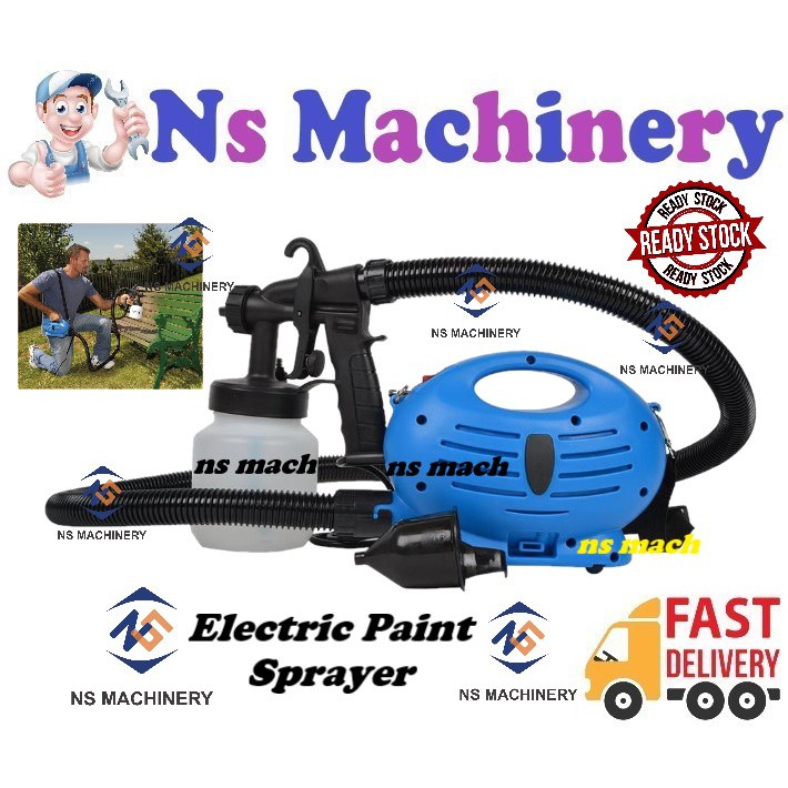 Paint Zoom Electric 3 Way Spray Gun System Shopee Malaysia
