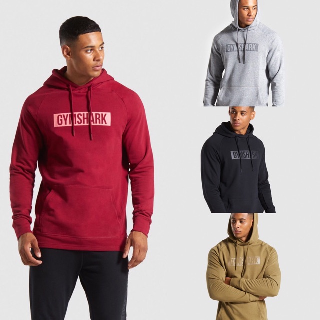 Gymshark Block Hoodie premium quality gym fitness Baju singlet Shopee Malaysia