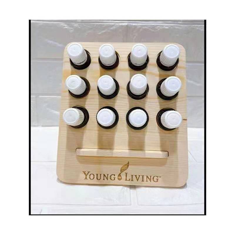 (READY STOCK ) Young Living YL Essential Oil Rack Display Rack Wooden ...