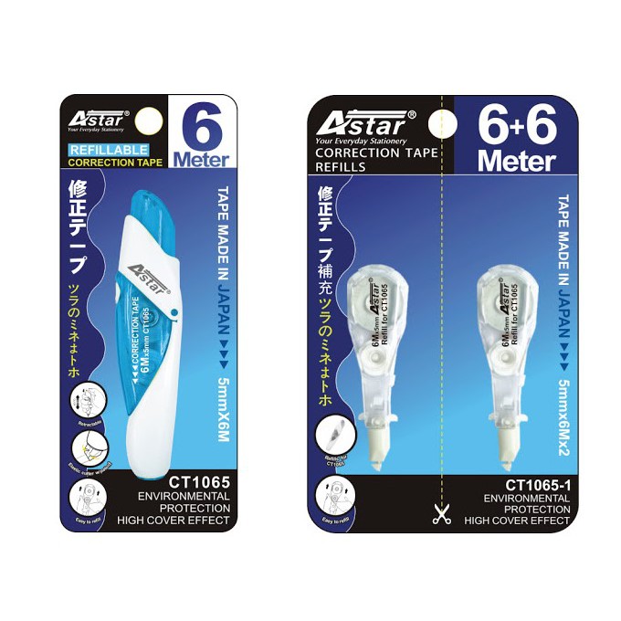 ASTAR Correction Tape CT1065 (Refillable) Shopee Malaysia