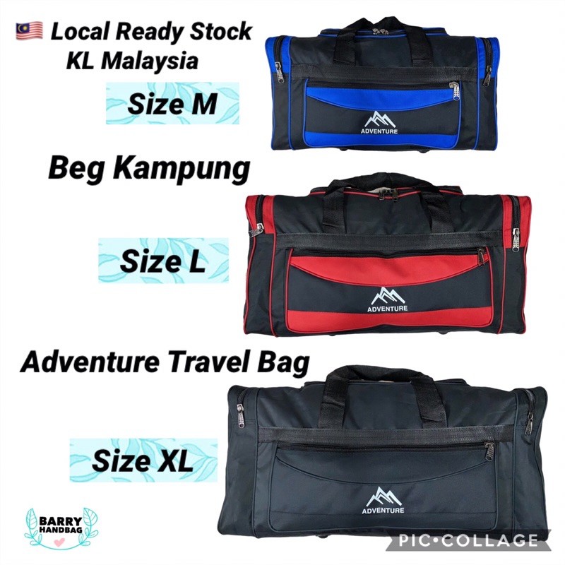 Adventure Travel Bag @ Beg Kampung Beg Baju Beg Balik Kampung Ready ...