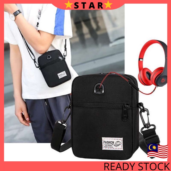 Unisex Crossbody Sling Bag Men Sling Bag (fashion) Shopee Malaysia