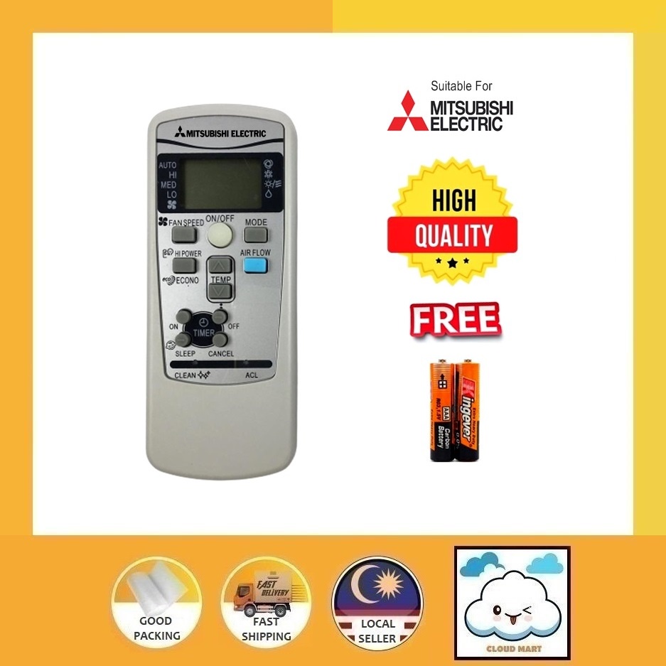 💥FREE BATTERY💥 MITSUBISHI Heavy Industries Air Conditioner Remote Control For Replacement