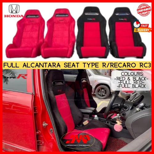 Recaro Seat Full Alcantara RED/TYPE R SR3 | Shopee Malaysia