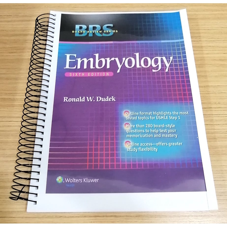 BRS Embryology, Sixth Edition | Shopee Malaysia