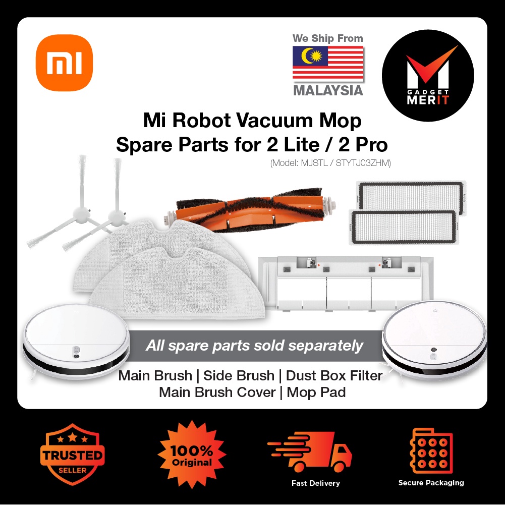 Xiaomi Mi Robot Vacuum Mop 2 Lite Mop 2 Pro Spare Parts Shopee Malaysia