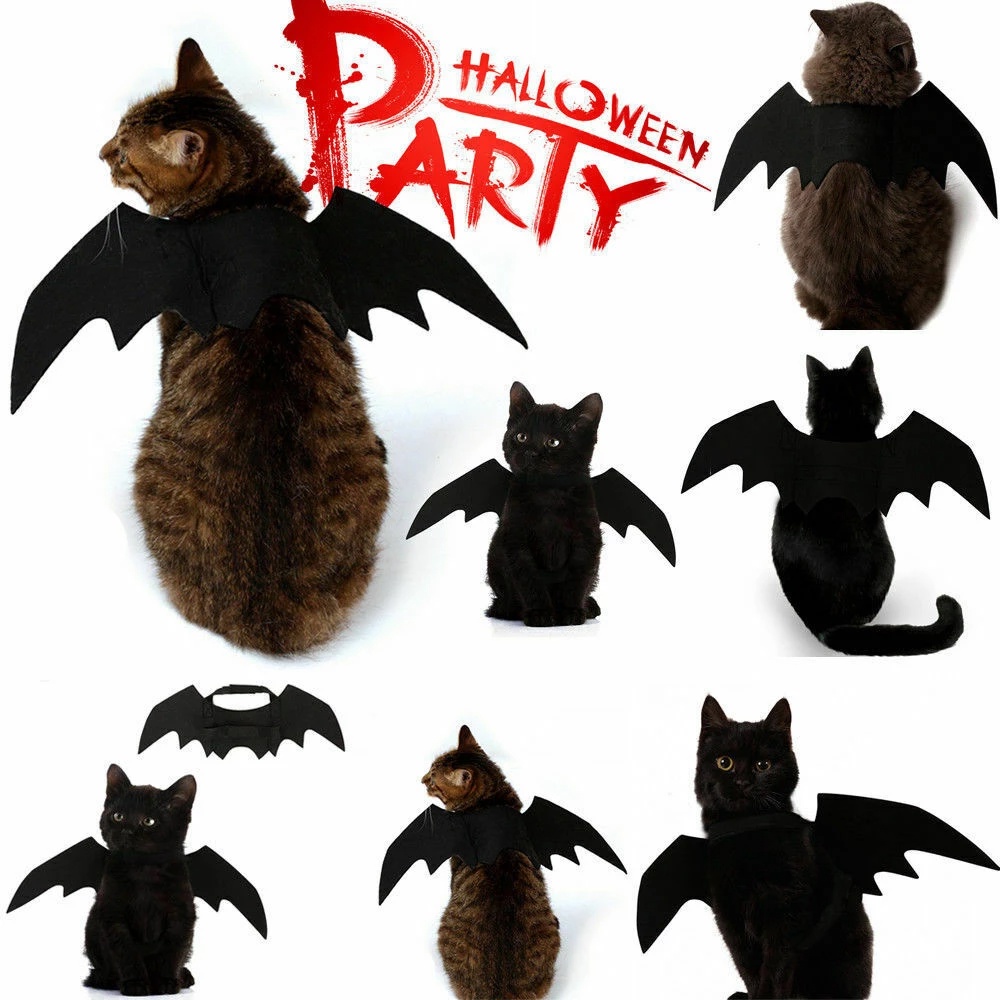 Pet Dog Bat Wing Cosplay Prop Halloween Bat Wings Costumes Photo Props ...